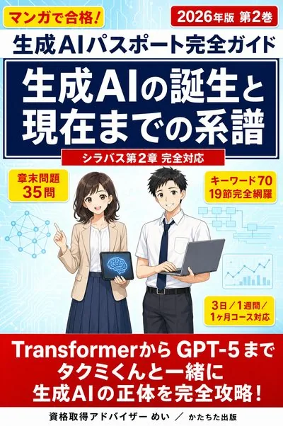 生成AIの誕生と現在までの系譜 第2巻